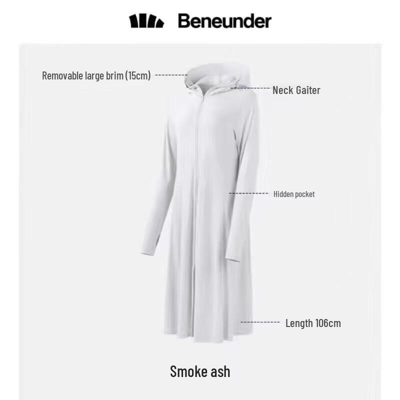 Beneunder Women s Cloud Robe Ice Touch Long Sun Protection Jacket