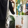 Macrame Wine Bottle Holder Boho Bottle Tote Bag Bohemian Style Decor for Hanging Bottles Interior Accent
