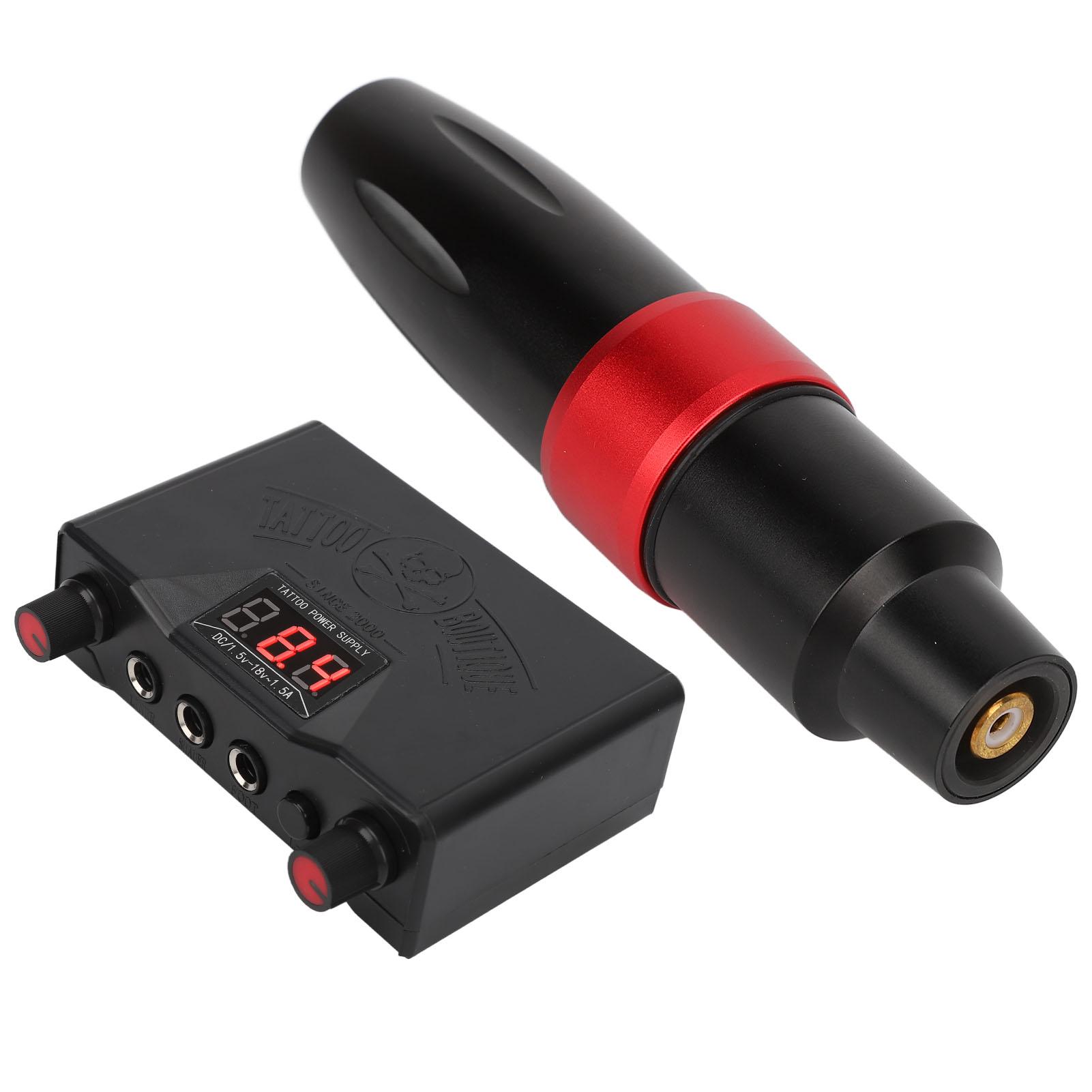 

Комплект роторной тату-машинки, профессиональный блок питания для начинающих, клип-шнур, педаль, набор ручек для татуировки US PLUG