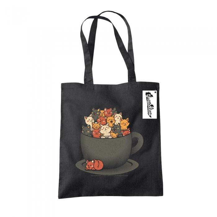 Bolsa Tote Gatinho Latte Tobe Fonseca