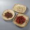 Bamboo Woven Pastry Trays, Small Baskets, Tea And Fruit Baskets, Traditional Chinese Handmade Baskets