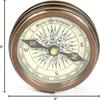 5.08 Cm  Compass Replica Brass Pocket Transit Compass - Robert Frost Poem