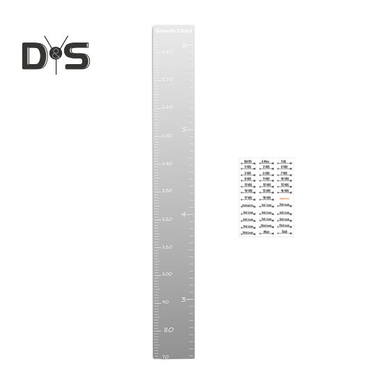 

1 комплект, таблица роста детей, зеркальная доска для сухого стирания, детская комната, детская спальня, для мальчиков и девочек, настенная линейка для измерения высоты Sets