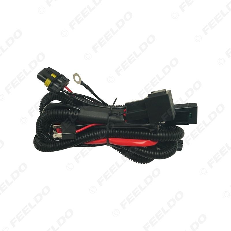 

FEELDO Car Auto 12V 35W/55W Conversion Kit Lamp Relay Wiring Harness Wire For H7 HID Headlight Bulbs Wire Adapter #HQ7119