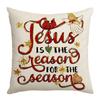 New Jesus Christmas Pillow Cover Home Atmosphere Decoration Sofa Cushion Letter Print Pillow Cushion