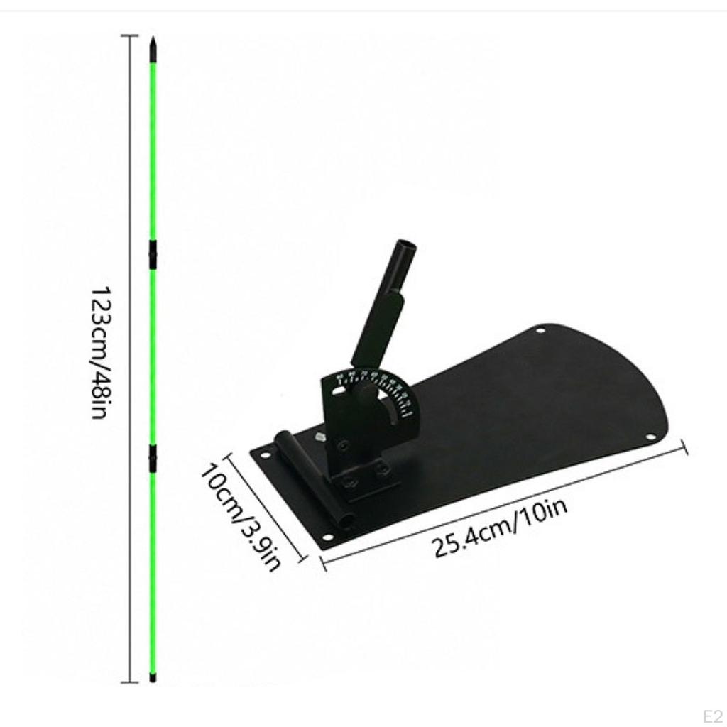 Golf Alignment Rod Holder Practice Accessories Portable Adjustable Swing Training Auxiliary