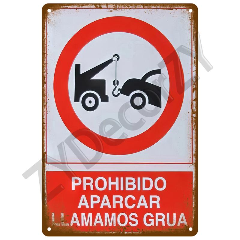 Metal Sign For Bar Pub Garage Cafe Club Man Cave Home Wall Decor Mural Plate Art Caution Tin Sign Warning Vintage Metal Plaque