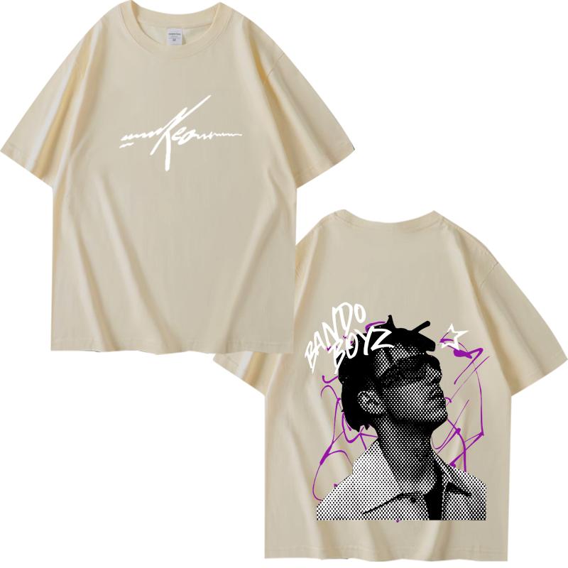 Rapper Kidd Keo Tshirt Mens Womens Oversized Cotton Hot Selling Short Sleeved Summer Street Wear Printed Pure Cotton Tshirt
