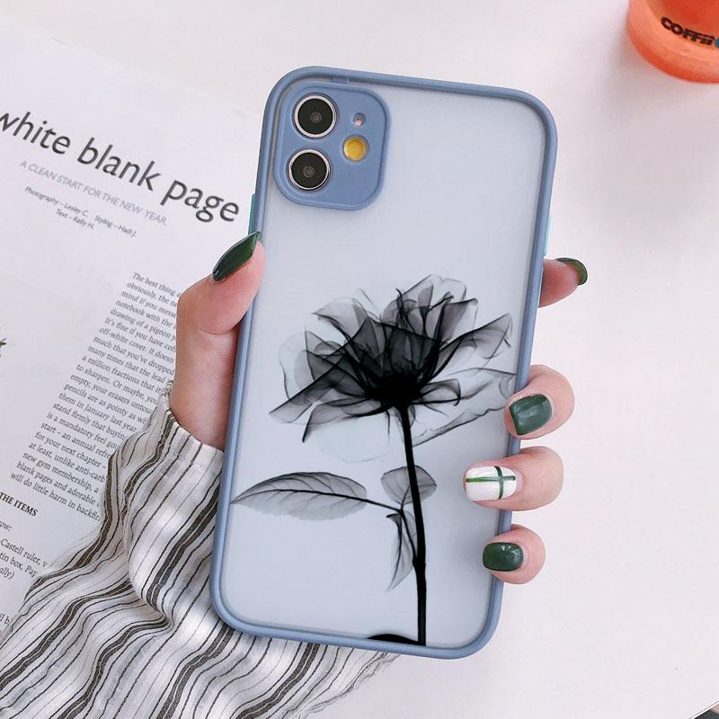Simple daisy flower Phone Case For iPhone 15 13 12 11 Pro Max 16 14 Plus 12 13 Mini XS X XR 7 8 Plus SE2 Shockproof Back Covers
