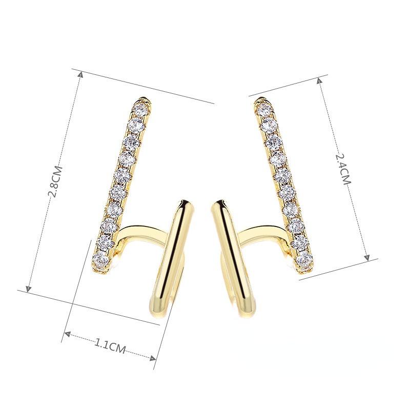 Lindon Damen-Ohrringe aus Kupferlegierung, Zirkon, Tropfenohrringe für Frauen, Hochzeit, Party, Geschenke