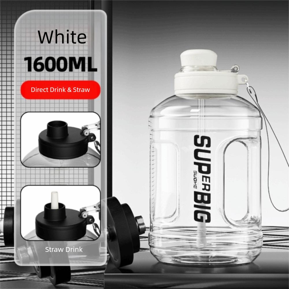 Stor Kapasitet Treningskopp Plast Menn Vannkittel Ny Sportsdrikkeflaske Gym