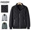 Men's Jacket Autumn and Winter New Men's Cotton-padded Clothes Trendy Short Stand-up Collar Light Cotton Clothes Men's Top
