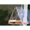 Outdoor Bird Feeder for Balconies, Houses, Trees, Portable Acrylic Transparent Wild Bird Feeder with Suction Cup