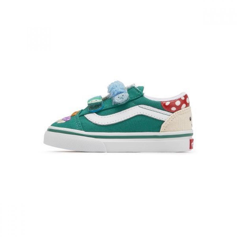 

Vans Kids Old School Velcro Mushroom Toddler Green Vn000d1cgrn1 115