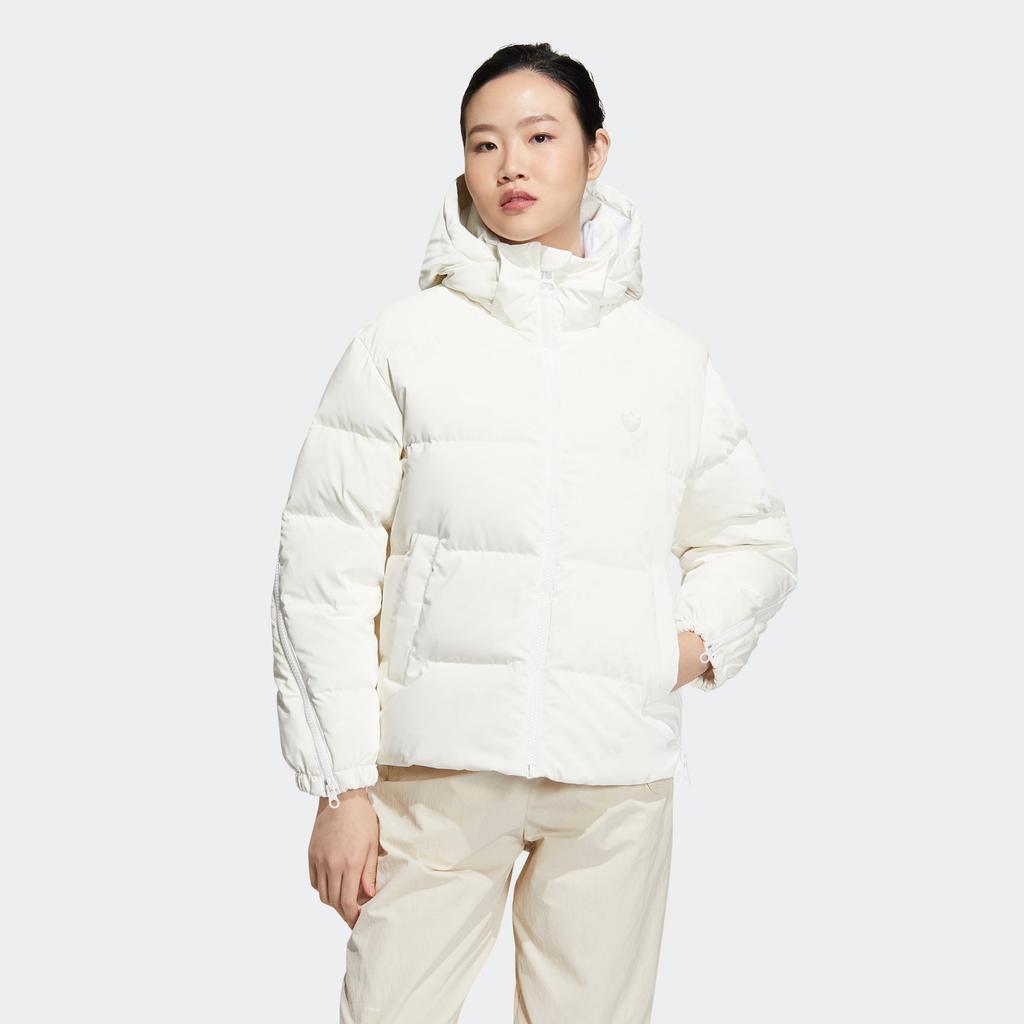Adidas Originals ALLOVER PRINT DOWN Jacket Women's White HS9511