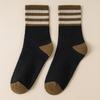 Women's Mid-tube Socks Autumn and Winter Long Socks Terry Socks Winter Plus Velvet Thick Warm Cotton Socks