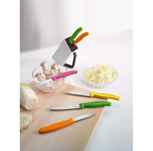 Набор ножей Victorinox SwissClassic Utility Block, 6 предметов, разноцветные (6.7127.6L14)