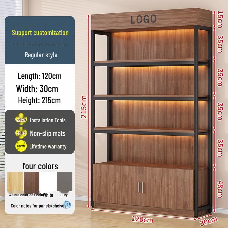 Multi-layer Shelving Unit for Cosmetics, Snacks & Stationery Display