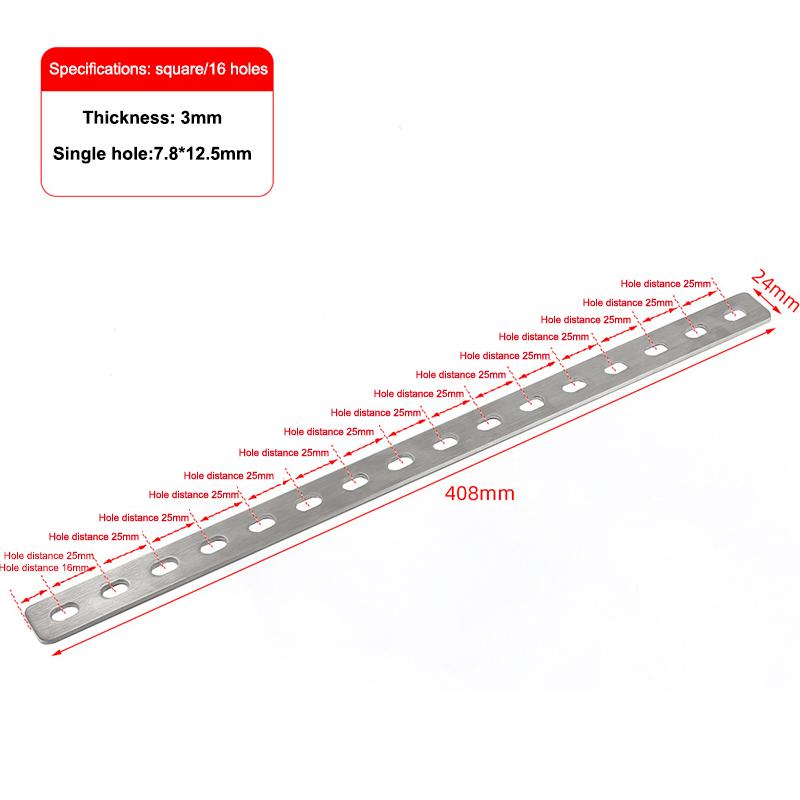Flache Winkelhalterung aus Edelstahl, Reparatur-Verbindungsplatte, Reparatur-Befestigungsverbinder, Möbel Schrank Regale Stützteile