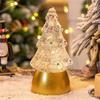 Exquisite LED Christmas Tree Ornament Luminous Tabletop Tree Shaped Decor 2024 New Year Gift for Party Decorations