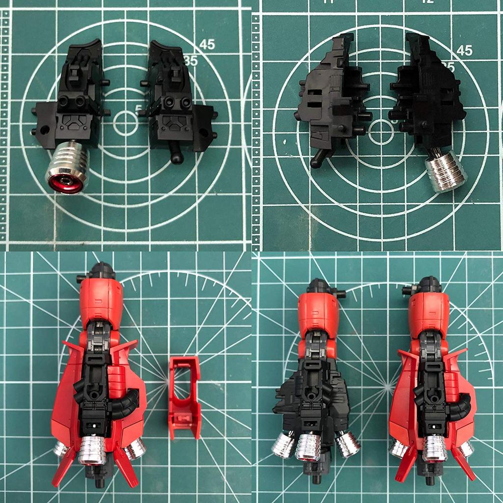 RG HGUC Zaku Johnny Zaku Black Zaku II Metal Vernier Set THE ORIGIN Black Zaku 1/144 MS-06S Char's II, MS-06F Mass-produced Zaku, MS-06R-2 Ridden's