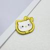Cartoon Cat Phone Ring Stand with Magnetic Suction and Desktop Back Sticker