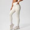Fashion Nude Feel Beauty Back Cross Bubble Wrap Sports Bra High Waist Hip Lift Pocket Sports Yoga Pants Fitness Suit Women