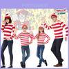 Onde Está Wally Fantasia de Halloween Divertida e Inteligente Roupa de Fantasia Anime Cos Reino Unido