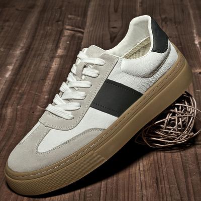 Fashion Stylish Mens Outdoor Sneakers Male Comfortable Skate Shoe High Quality Men Casual Shoes Genuine Leather Men's Walking Footwear