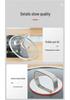 Deepened 316 Stainless Steel Non-Stick Double-Handle Pan for Pancakes - Compatible with Induction and Gas Cookers