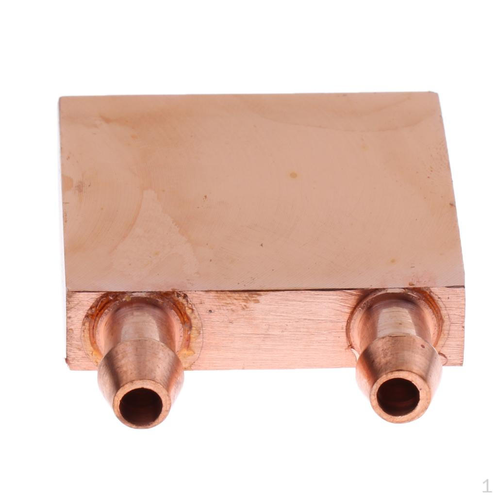 Water Cooling Block for CPU Liquid Heatsink 40x40mm Copper TT4040A