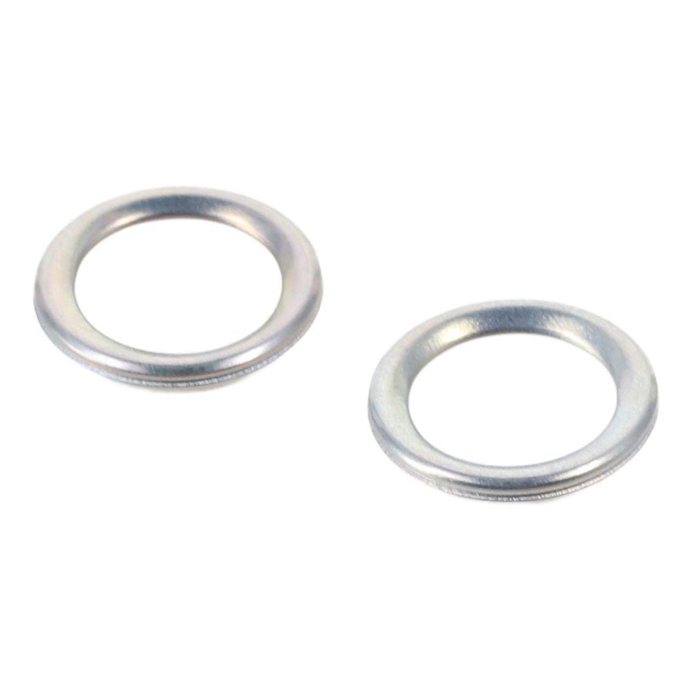 20Pcs Silver Transmission Drain Plug Gasket Alloy 35178-30010 Plug Gasket Round Transmission Gasket For Car