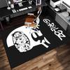 G-Gorillaz band Print Area Rug - Soft, Washable Non-Slip Indoor Mat for Office Chairs, Living Room, Home Office Decorative Rug