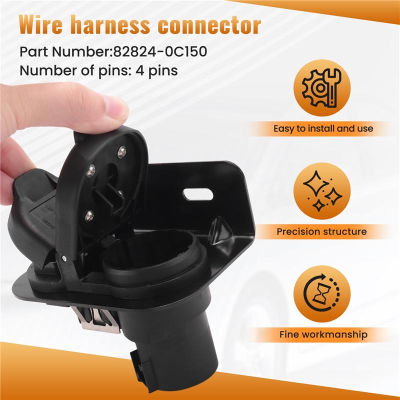 ABLZ-Trailer Attachment Device For Toyota Tacoma 2016- 82824-0C150 Wire Harness Connector For Tacoma Wire Harness Connector