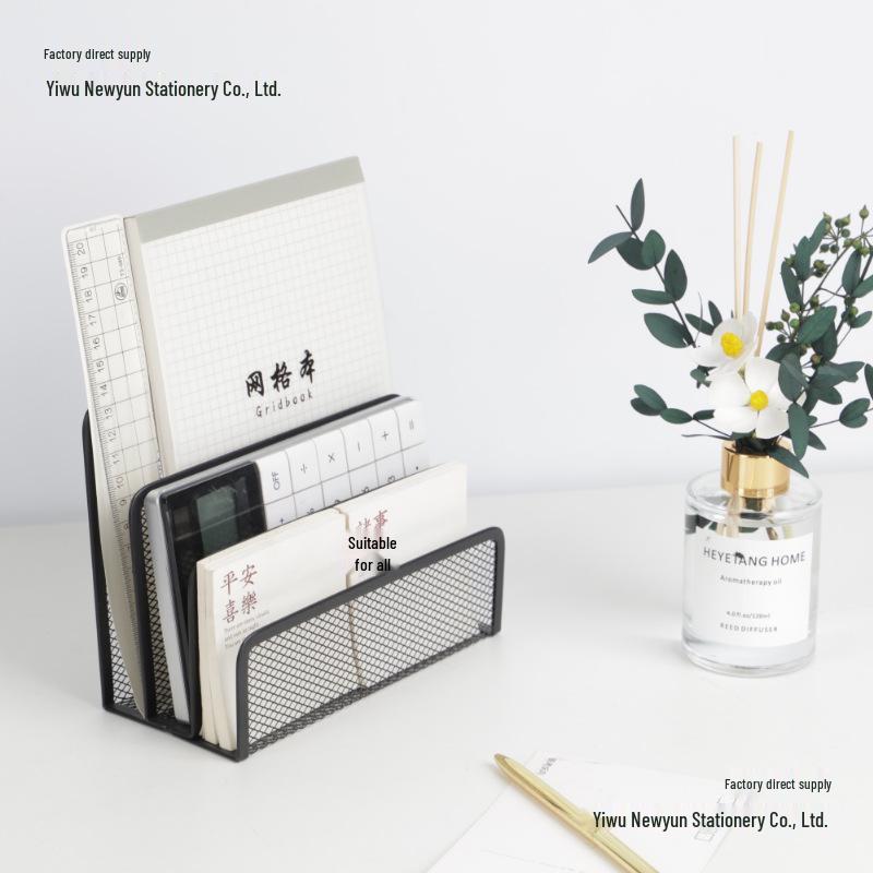 Metal Letter Tray and File Organizer Bookend