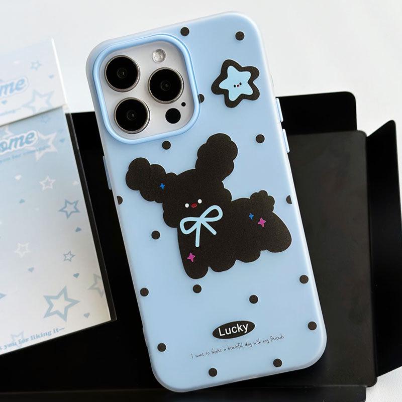 Zhitai Apple 16 Phone Case with Hand Strap, for iPhone 11-15, Cartoon Design, Perfect for iPhone 14 Pro Max, Jelly Skin Finish for Women.
