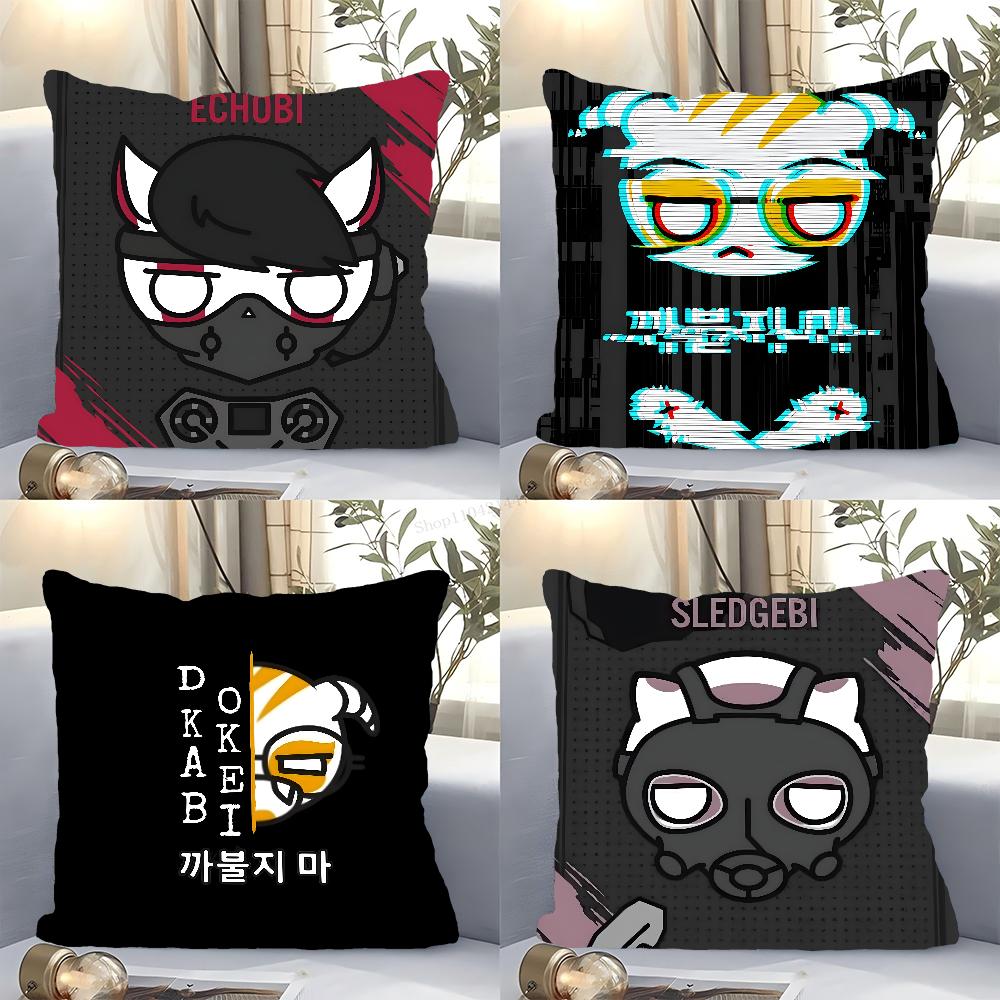 Game D-Dokkaebi Pillow Case Square Pillow Bedroom Sofa Leisure Comfort Cushion Car Living Room Home Decoration 40X40