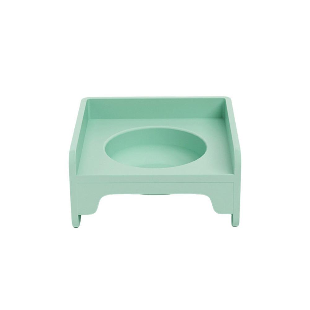 

Квадратна миска для домашніх тварин Пластиковий контейнер для корму для собак Міцна миска для корму для собак Товари для домашніх тварин зелений