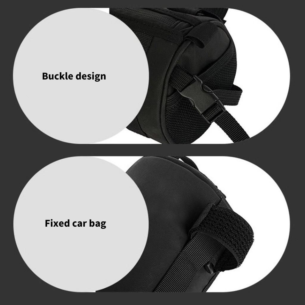 Durability Waterproofed Roll Top Handlebars Bag Dustproofed Cycling Pack Wet Gear Attachments for Road Bike