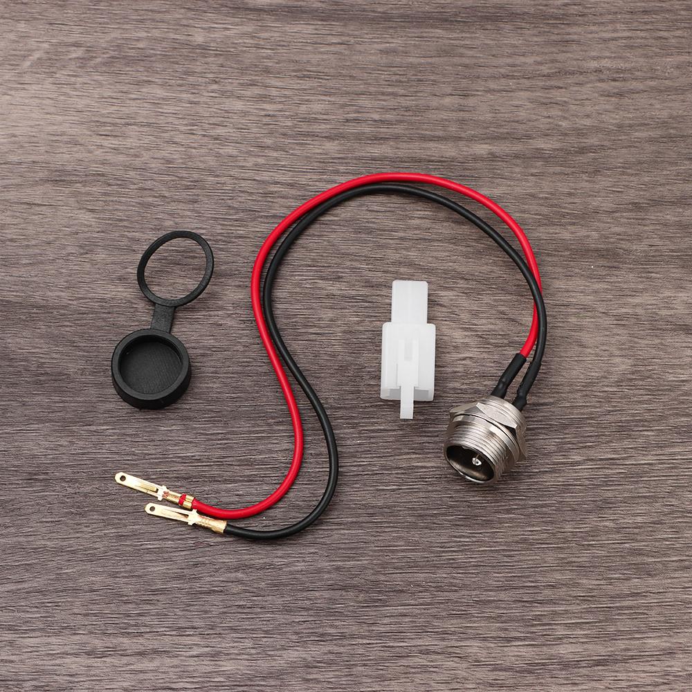 Parts for KUGOO M4 Charging Socket Electric Scooter Charging Port Plug Interface Power Cable