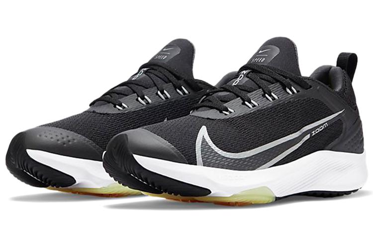 Nike Zoom Speed Slip Resistant Cushioning Low Top Kids' Running Shoes Black Gray Kids' CJ2088-001