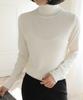 Ppaeppae Warm Basic Long Neck Turtleneck Knit T-Shirt