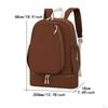 Tennis Pocket Backpack Large Capacity Back Pack with Shoe Compartment Duffel for Workout Pickleball