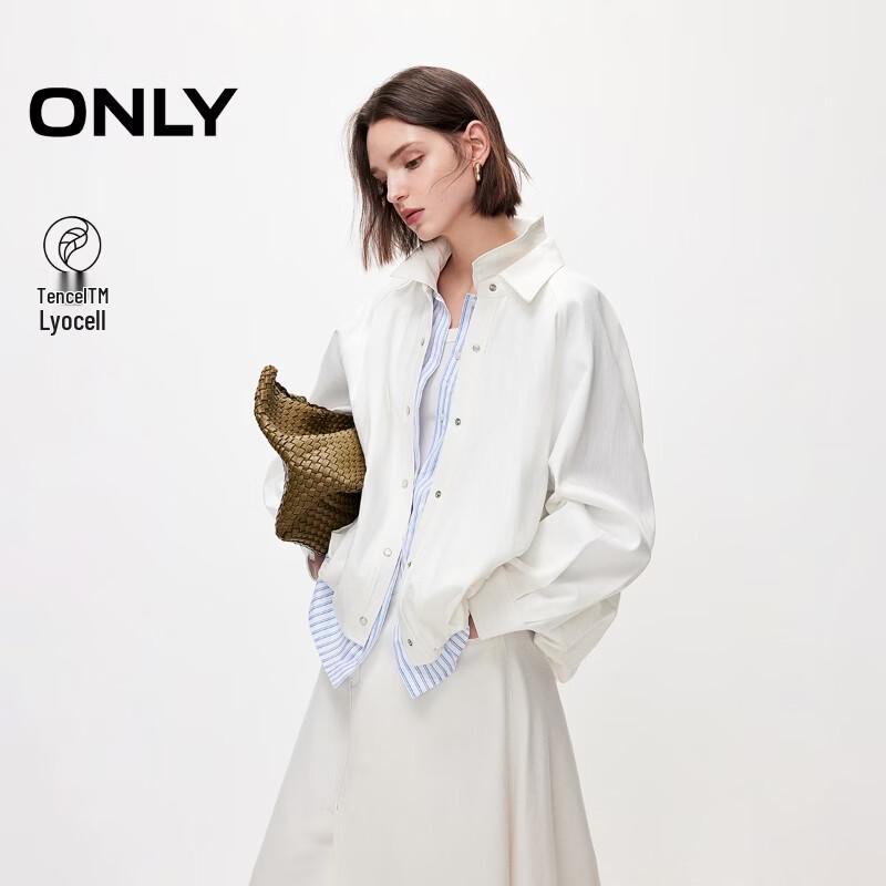 ONLY Women s Raglan Sleeve Lapel Denim Jacket S