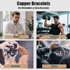Adjustable Copper Bracelet Waterproof Bangle Jewelry Stylish Unisex Bracelet  for Men and Women