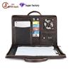 New Genuine Leather 15.6" Briefcase: Multifunctional Laptop Bag & Business Handbag for Men