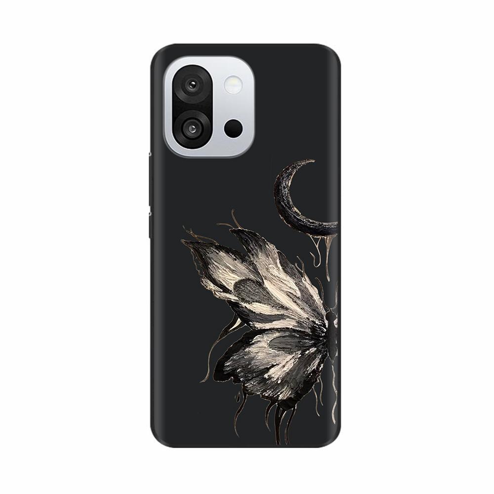For OnePlus 13T 5G Phone Case Butterfly Liquid Silicon Full Protection Back Cover for OnePlus 13 T OnePlus13T PKX110 Couple Gift