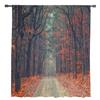 Misty Autumn Forest Sheer Curtains Bedroom Voile Curtain Living Room Window Sheer Curtains Kitchen Tulle Drapes
