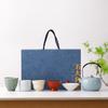 Merchandise Guochao Five Famous Kilns Tea Set Beam Pot Complete Set Gift Box Gifts Ceramic Teapot Souvenir