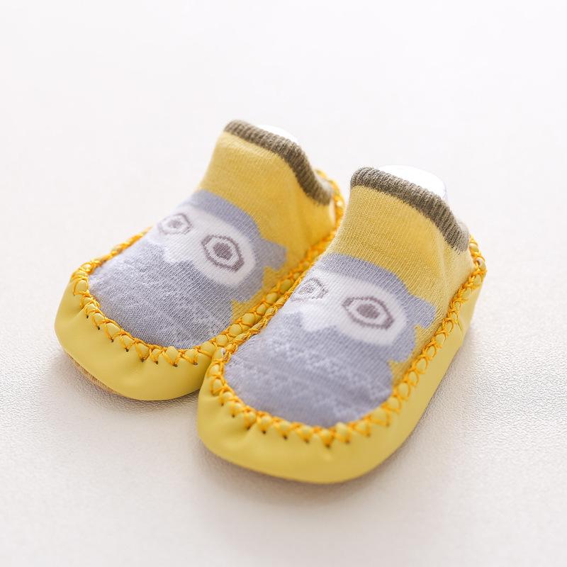 0-24Months Spring Autumn Newborn Rubber Soles Baby Socks Infant Baby Girls Boys Shoes Baby Floor Socks Anti Slip Soft Sole Sock